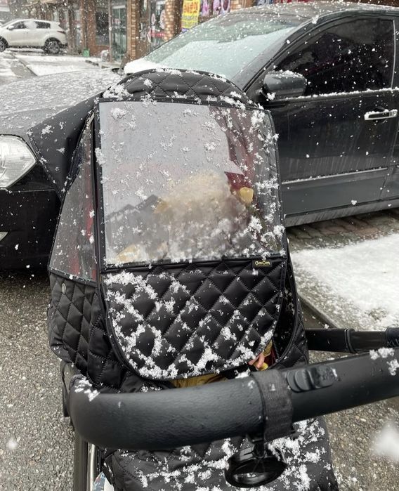 Накидка для коляски зимняя