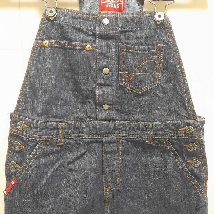 Guess / Made in Korea / Джинсовый сарафан / юбка комбинезон 46-48р