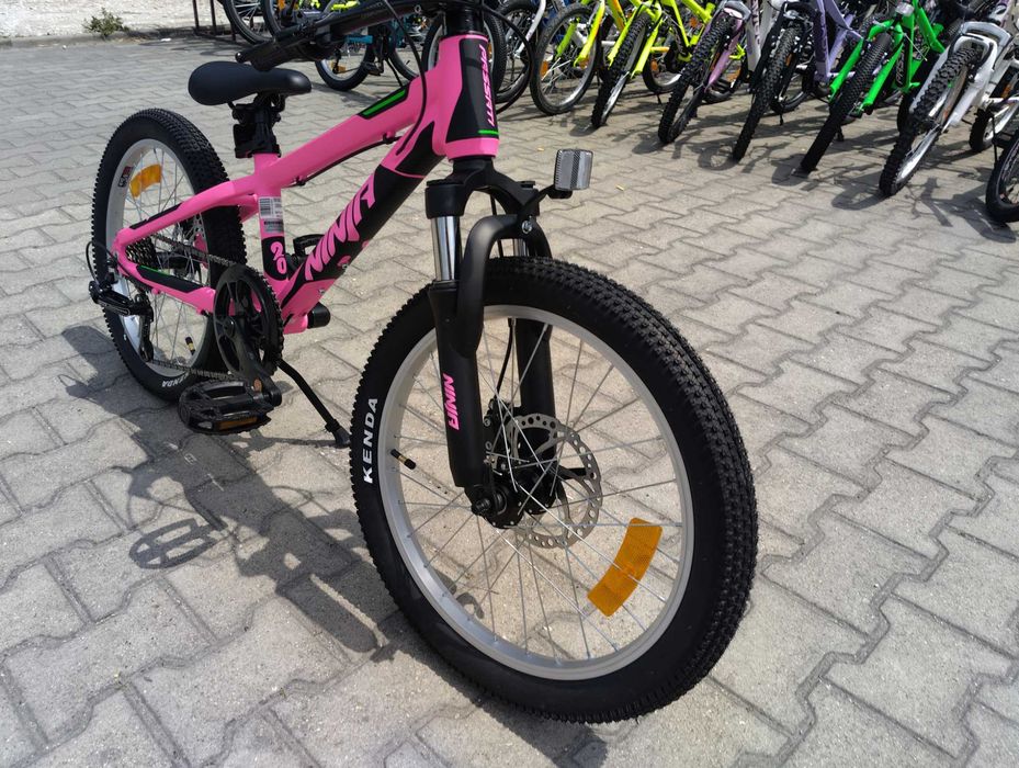 BG Алуминиев велосипед 20" NINJA розов