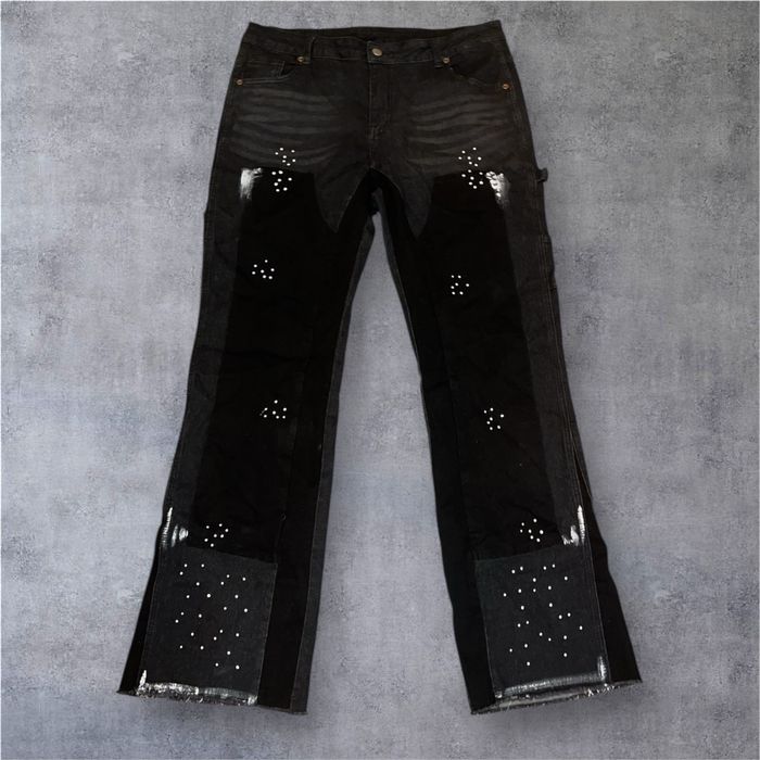 Jacheta chrome hearts si blugi zara oversized