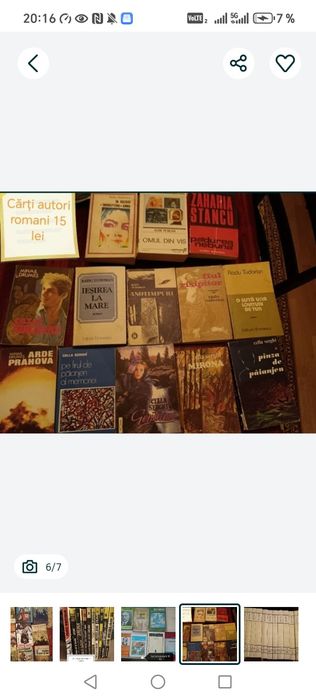 Cărți autori romani