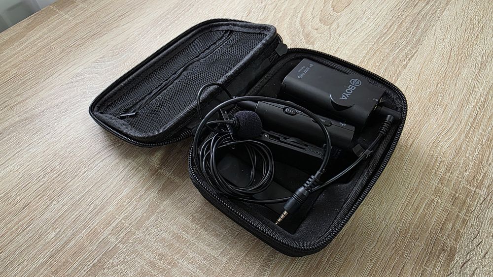 Microfon Lavaliera Wireless, Boya BY WM4 Pro K1, la jumătate de preț