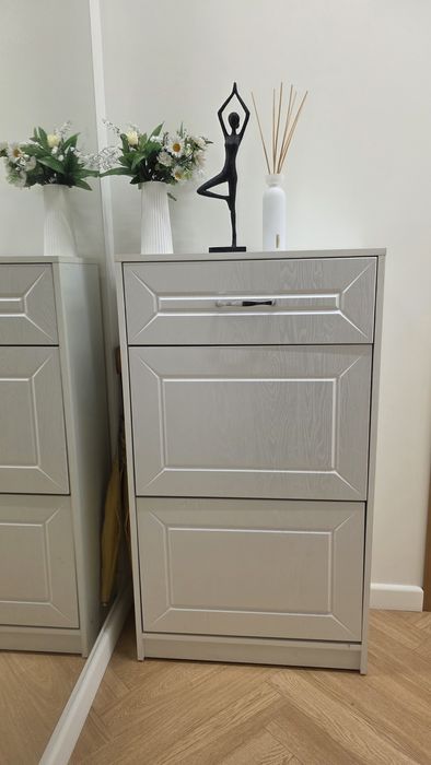 Обувница и пуфик для обуви набором