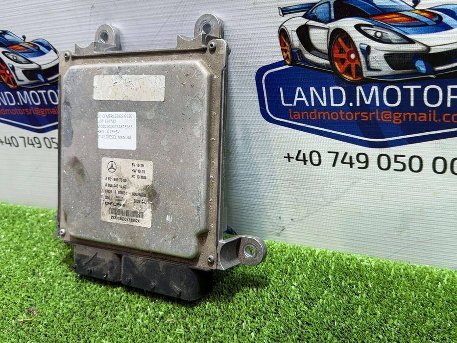 CALCULATOR MOTOR ECU MERCEDES BENZ CLASA C AMG SP C220 2.2 DIESEL 2013 COD OEM A6519007500 / A0064461540 / BERLINA 2007-2015