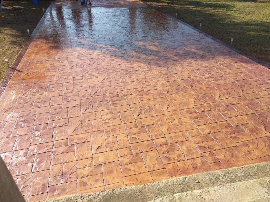 Beton amprentat PaulPAV