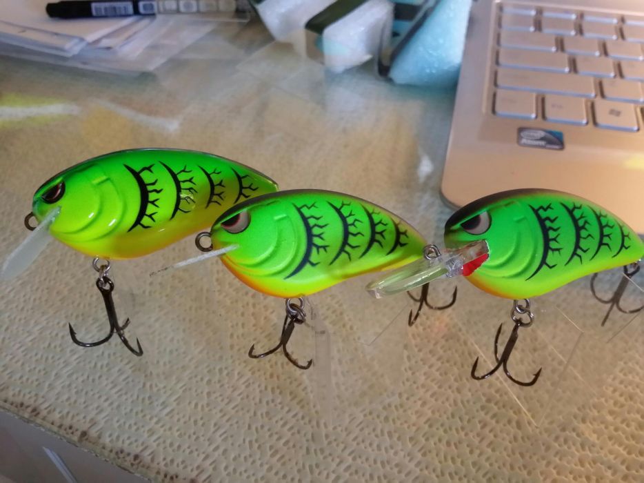 Trio voblere vobler SPRO Fat/ Little John. USA market. NOI!