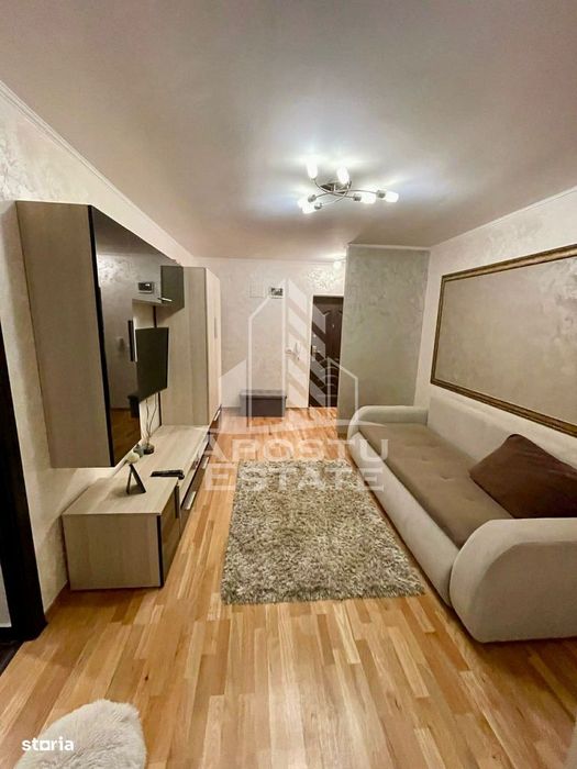 Apartament cu 1 camera, bucatarie inchisa, mobilat, Giroc