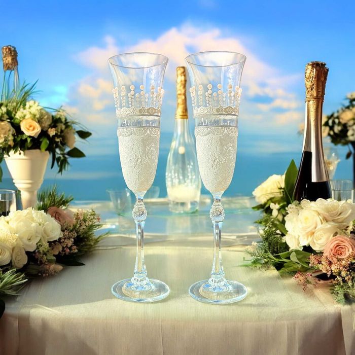 Персонализирани сватбени чаши