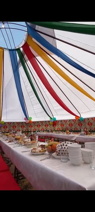 Юрта,  Қазақ үй, кйіз үй. Прокат посуда