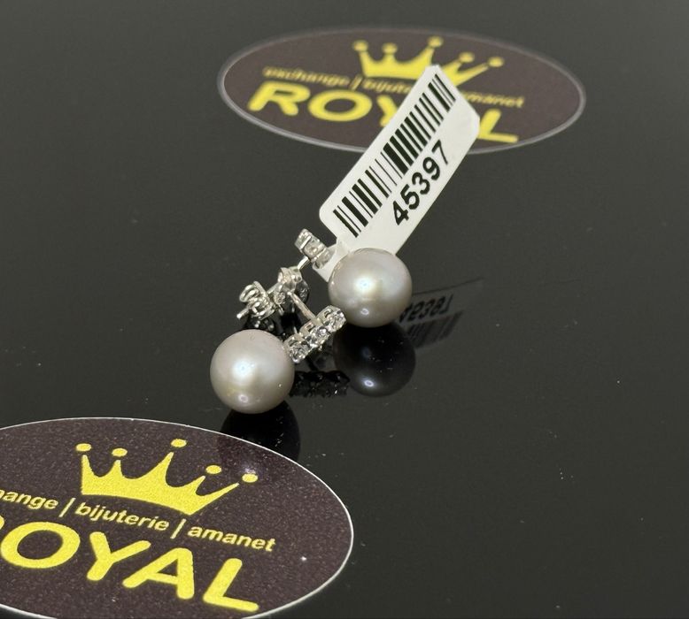 Bijuteria ROYAL : Cercei AUR 14K NOU / 2.42 GR