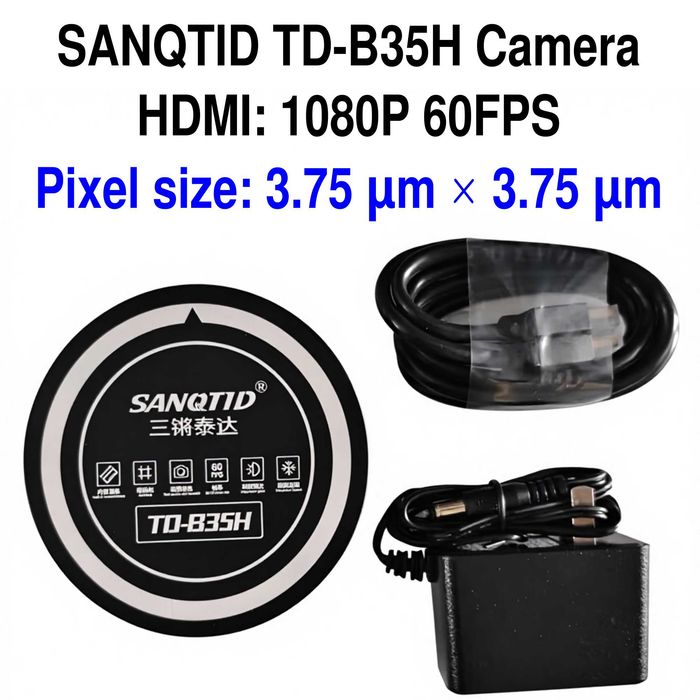 SANQTID TD‑B35H HDR 1/2" SONY IMX385 high-definition strong light suppression изключително качествена камера микроскоп и ремонти