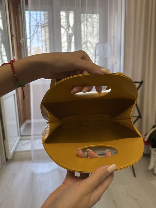 Сумка Yellow Vegan Leather