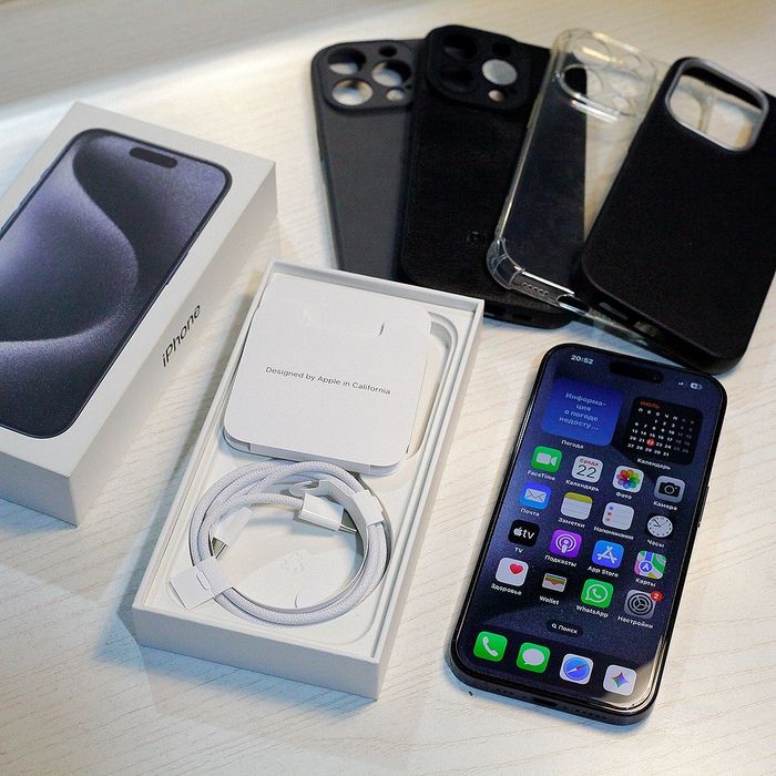 iPhone 15 PRO - EAC батарея 100%, 6 цикл