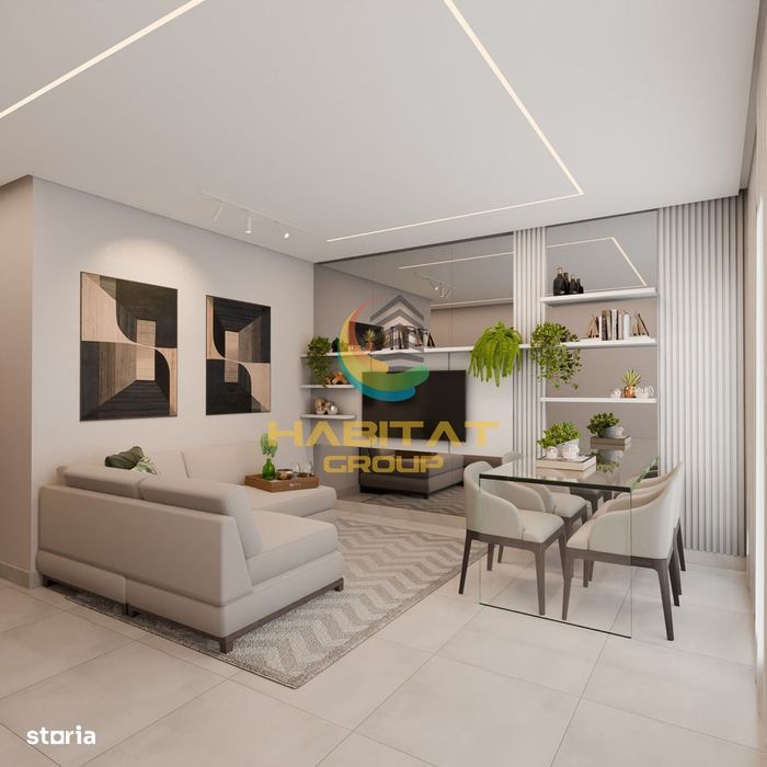 Vânzare Apartament 4 camere cu curte de 52 mp - Popești Leordeni
