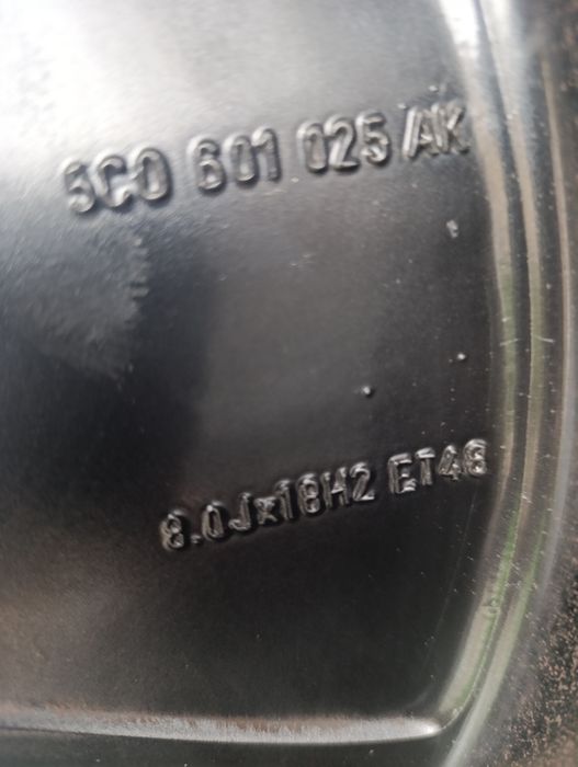 Оригинални джанти за Фолксваген 5х112 18 цола Пасат,Битъл