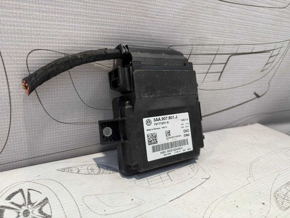 Modul frână de mana EPB Volkswagen Passat B7 3AA907801J 2014 / [2011-2014] / (5B3)