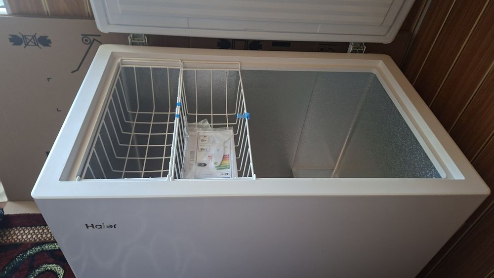 Морозильный ларь Haier 251л почти новый 1 месяц