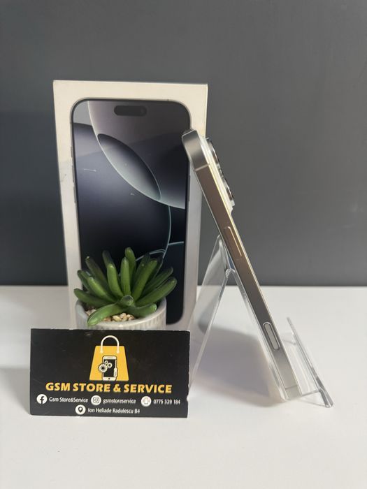 Iphone 16 Pro Max 512Gb White Titanium Nou 2 Ani Garantie Gsm Store&Se