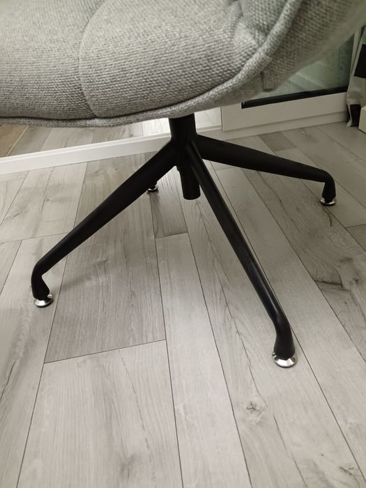 Стол фотьойл въртящ сив