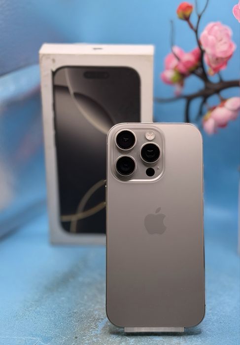Apple iPhone 16 Pro, 256GB, 5G, Natural Titanium