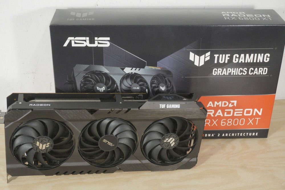 видеокарта RX 6800 XT 16GB Asus TUF AMD Radeon GPU / вкл. ДДС