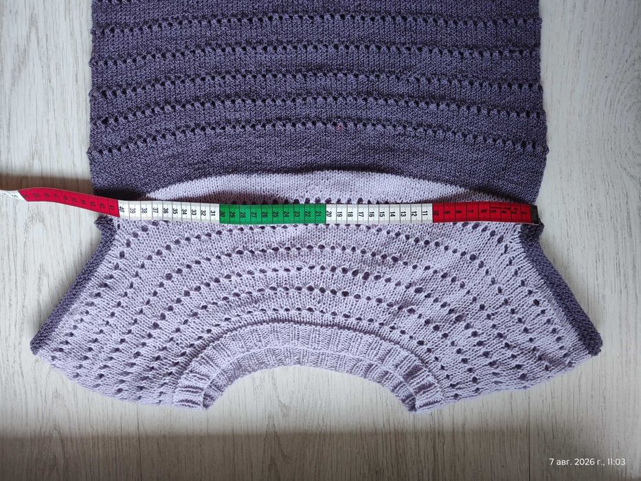 Vestă nouă tricotată călduroasă pentru femei, mărimea M/L lucrată manu