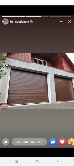 Usa de garaj/ porți industrial/ porți tip rulou / usi secționale/ usi