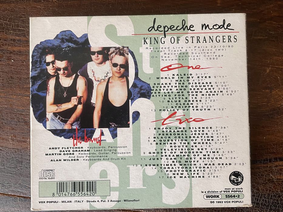 Depeche Mode live CD from Violation tour