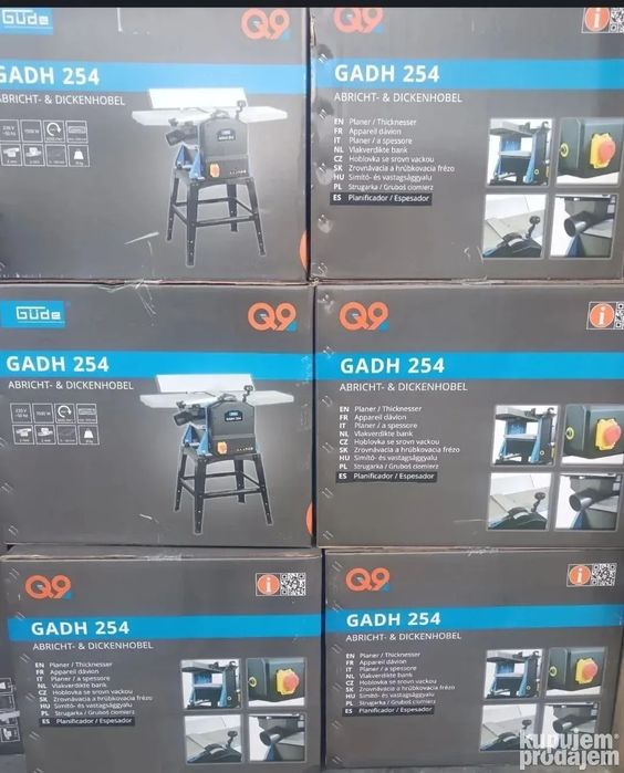 Masina de rindeluit si degrosat GADH 254 1500w 254mm