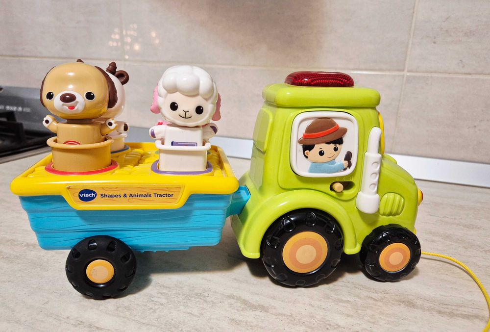 Jucarie interactiva - Tractor cu animale,12-36 luni, Vtech Baby