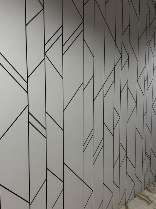 Монтаж бамбуковых панелей