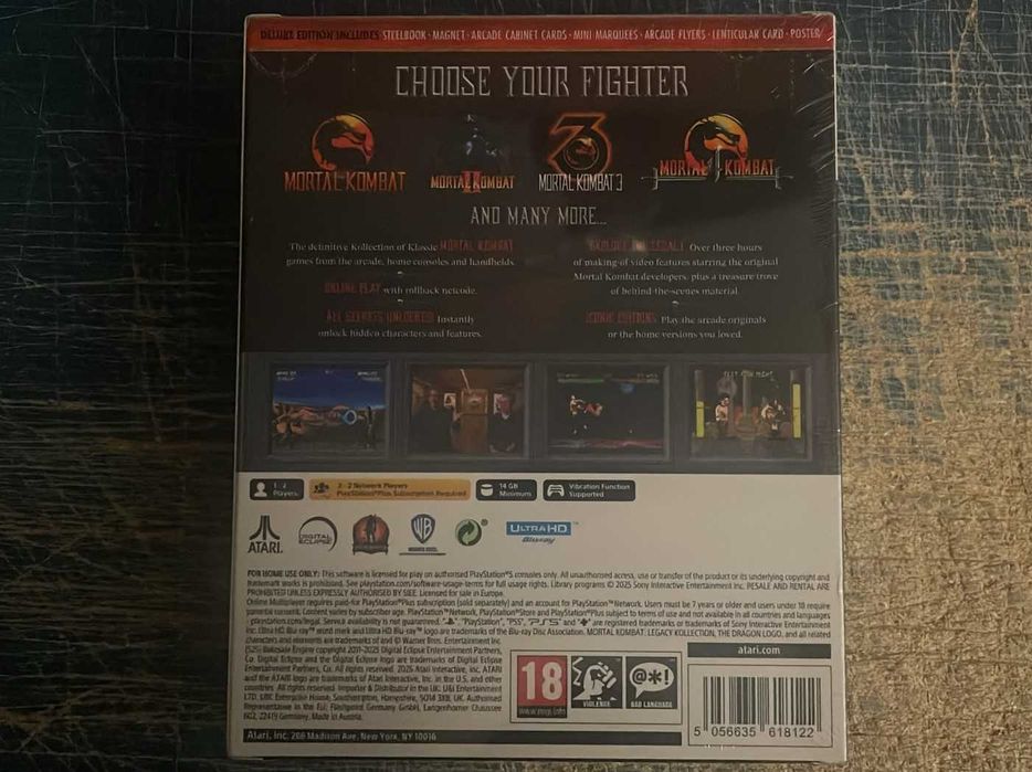 Joc Mortal Kombat Legacy Kollection Deluxe Edition PS5, sigilate