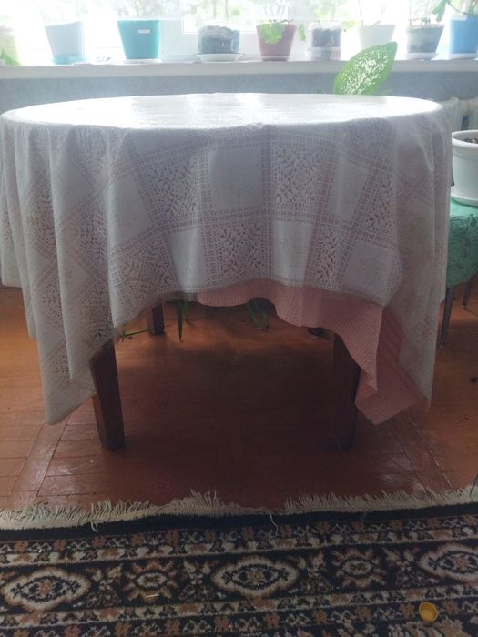 Стол деревянный раскладной б/у.