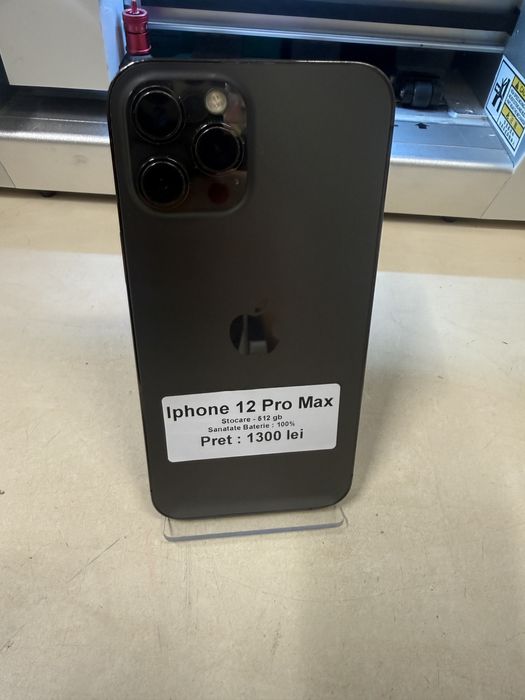 Iphone 12 pro max / 512 gb / 100% baterie / garantie / LA REDUCERE