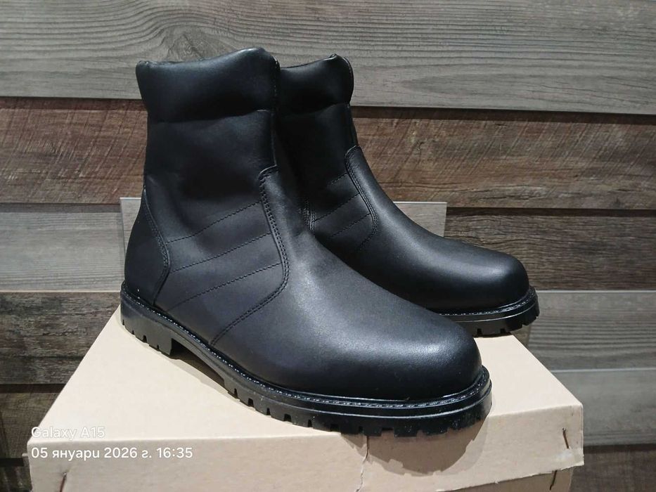 Кожени зимни боти 42