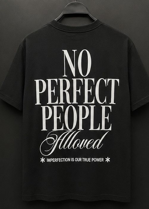 Мъжка стилна тениска NO PERFECT