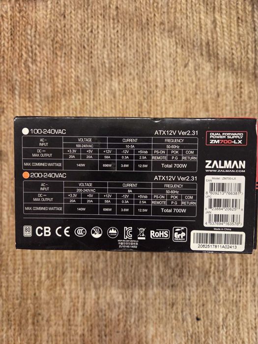 Surse PC Zalman 700W  si Sursa Reactor 1350W