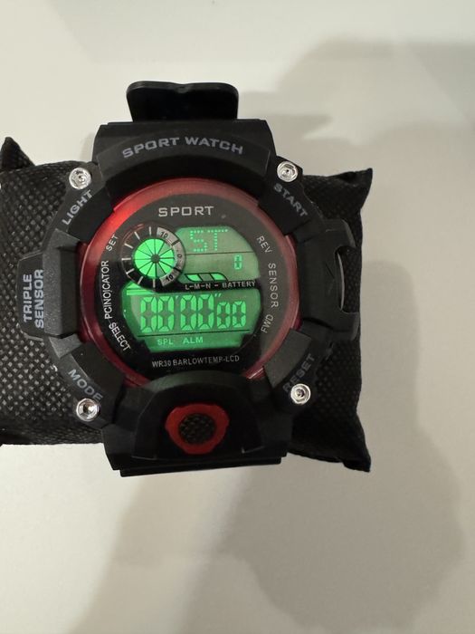 Ceas bărbați waterproof cu led