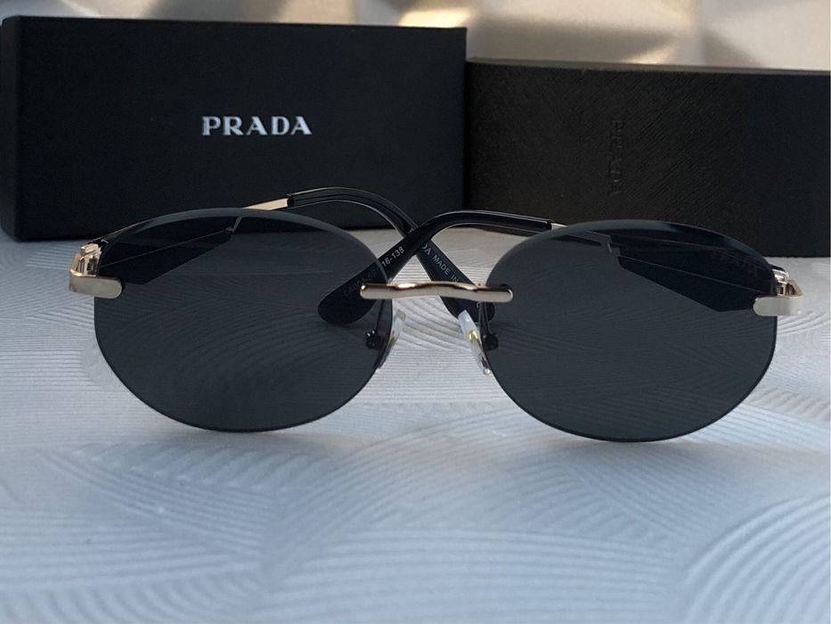 Дамски слънчеви очила кръгли овални елипса 2 цвята златни черни