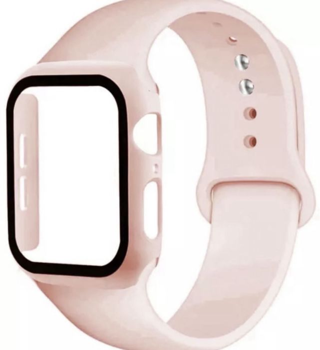 Curea Bratara TPU Cu Bumper Husa Compatibila Apple Watch