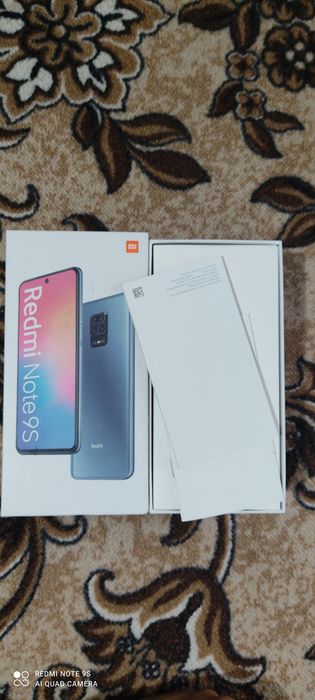 Redmi note 9S Aurora Blue 6gb ram 128 gb rom