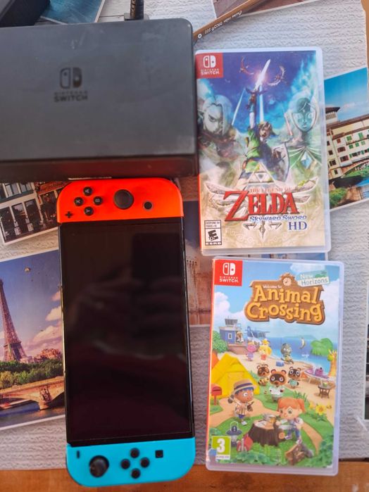 Nintendo switch + 2 jocuri