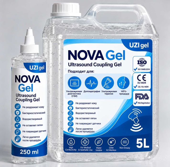 NOVA Gel — гель для УЗИ, 5 л./NOVA Gel — UZI uchun gel, 5 l.