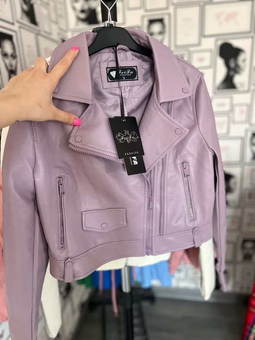 Кожени модели дамски якетА