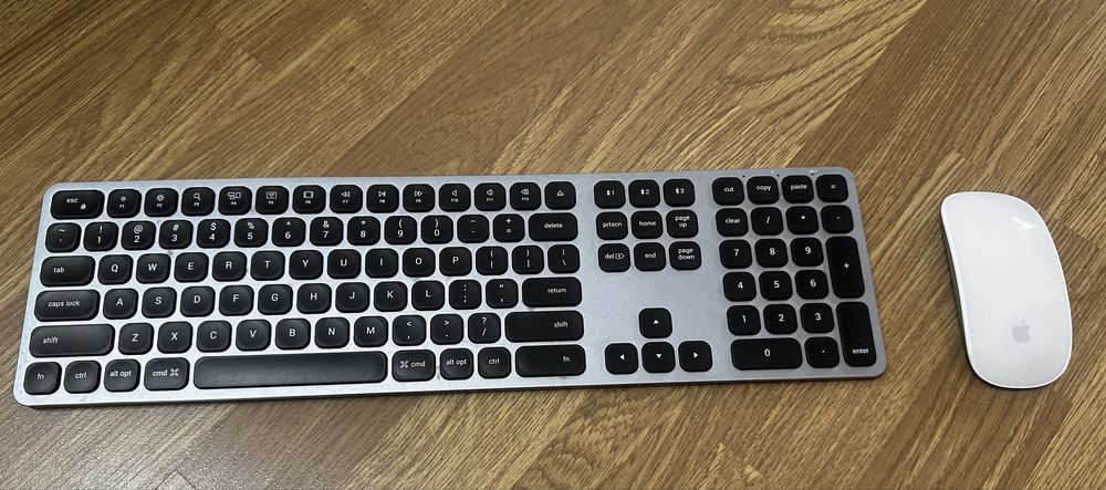 Tastatura Wireless Satechi for Mac, Bluetooth, din aluminiu, US, Gri spatial