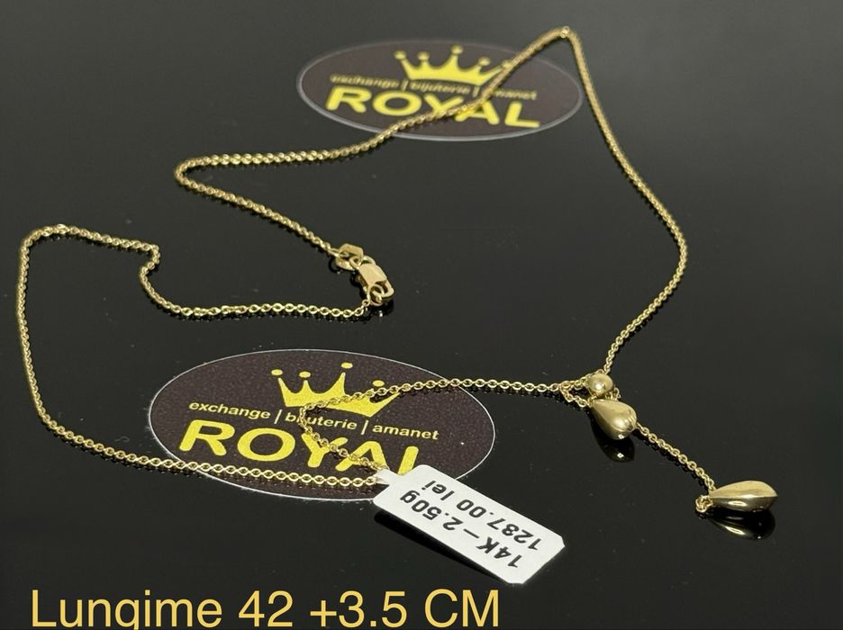 Bijuteria ROYAL : Lant AUR 14K / 2.50 GR