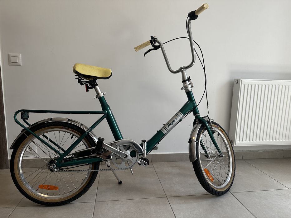 Vand bicicleta pegas practic pliabila verde