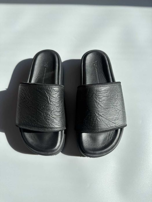 Adidas x Y-3 slippers leather size 44.5 fit 43.5