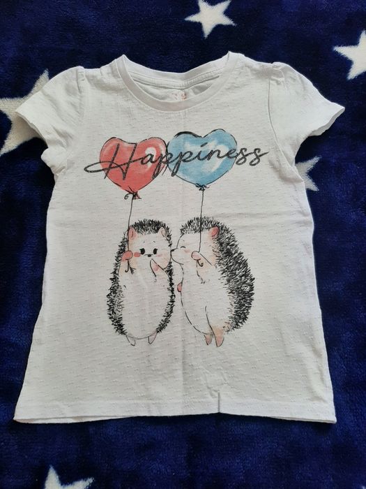 Футболки для девочек 4-5 лет. Все куплены в России