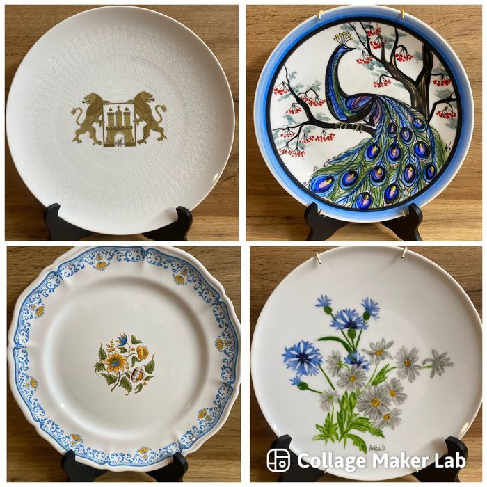 Порцеланови чинии за декорация